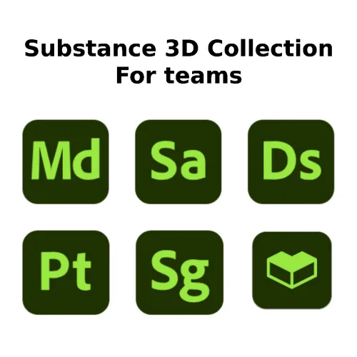 Adobe Substance 3D Collection For Teams | Level 2 [10 - 49] Licenses | Yearly 